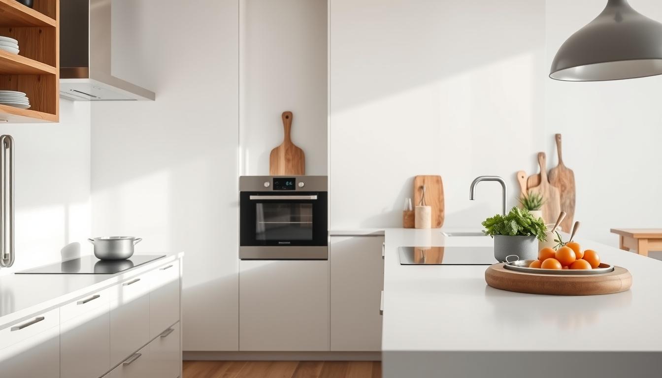 Quick weeknight dinner prepared in a home kitchen